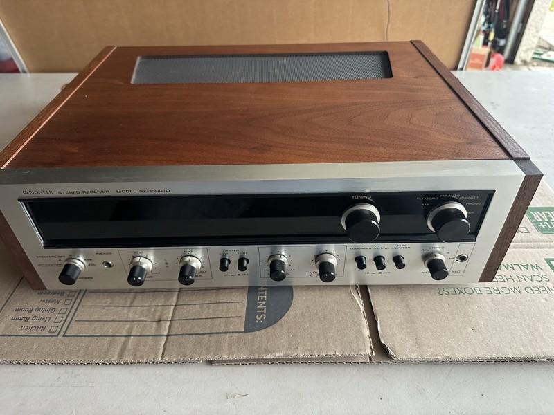 Pioneer SX-1500TD AM/FM Stereo Receiver, Serviced And Cleaned, Workimg Good.
