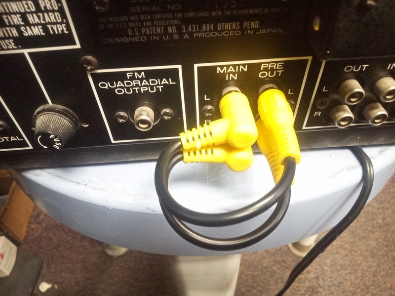 marantz 4 inch main in pre out jumpers 4 inch gold rca jacks’