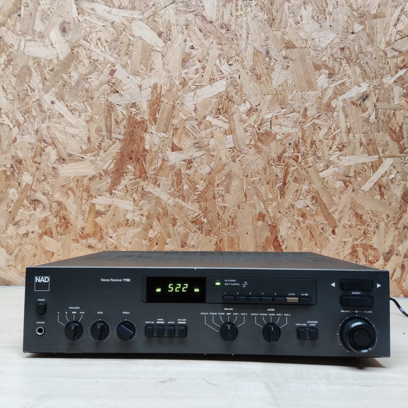 NAD 7155 AM FM STEREO RECEIVER HI-FI NO REMOTE VINTAGE