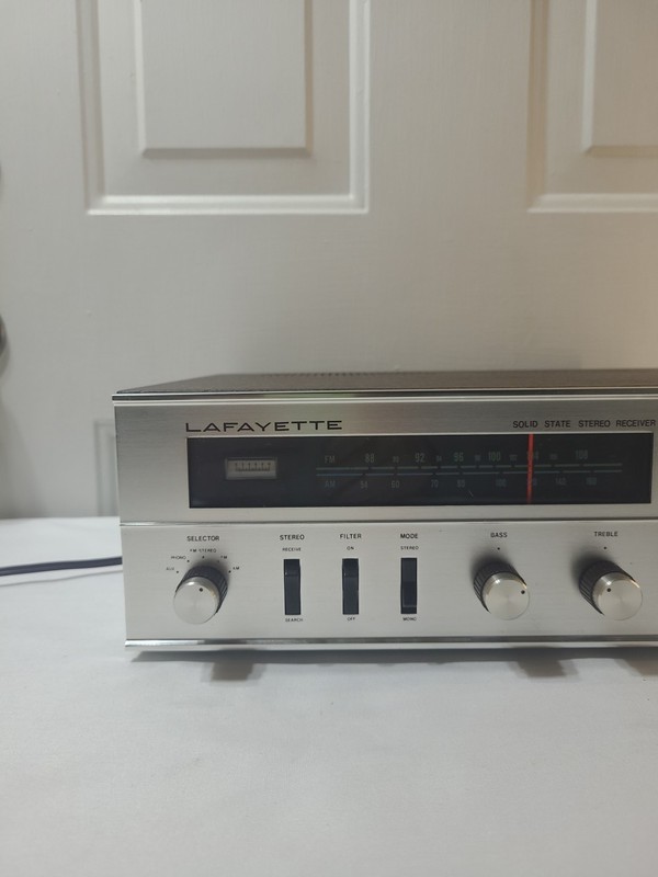 Vintage Lafayette LR-99A Solid-State Stereo Receiver Tested. gallery