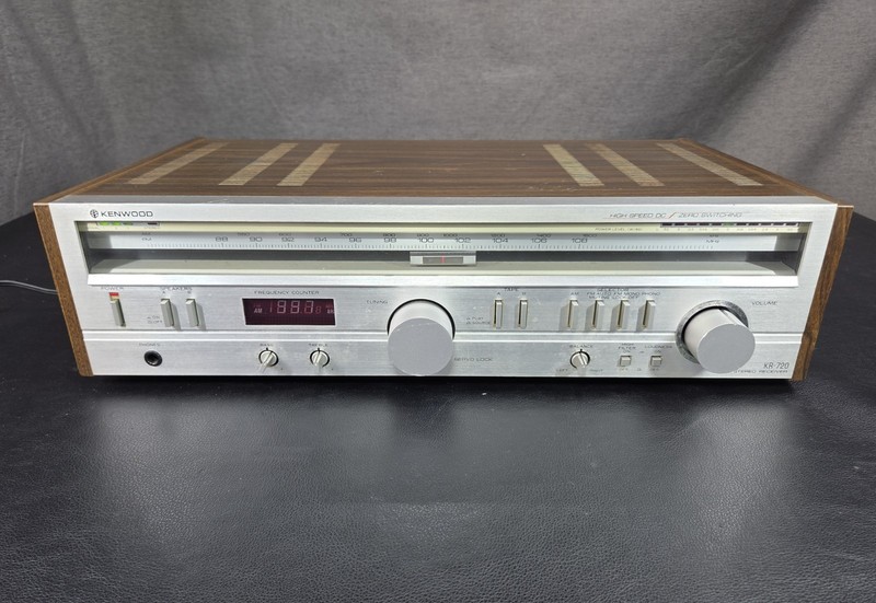 Vtg KENWOOD KR-720 High Speed/Zero Switching AM/FM Stereo Receiver VIDEO DEMO!