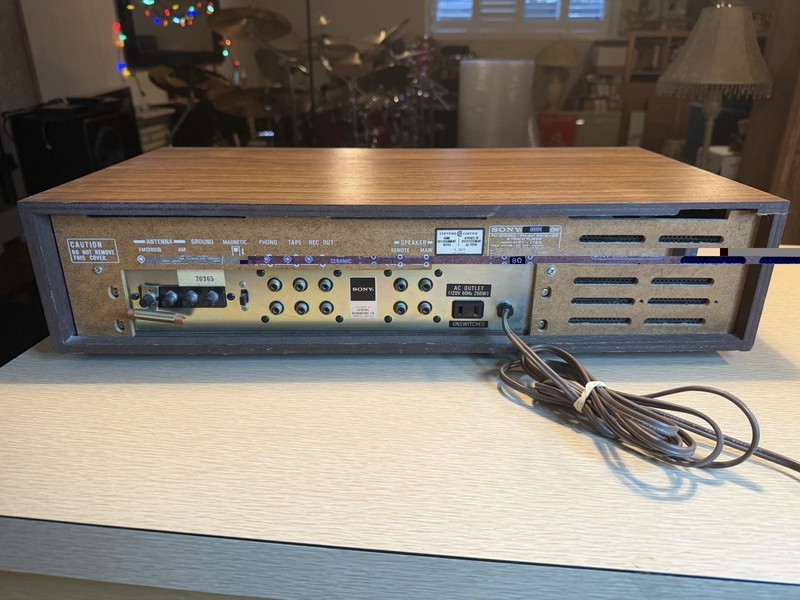 VINTAGE SONY HST-118A AM-FM 8-TRACK STEREO RECEIVER VERY RARE FRESH SERVICE🔥🎶 gallery