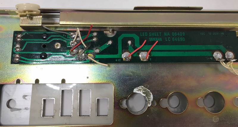 YAMAHA CR-800 Receiver FACEPLATE FAIR CONDITION gallery