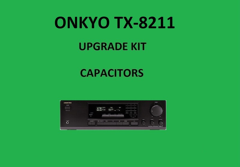 Stereo Receiver ONKYO TX-8211 Repair KIT - all capacitors