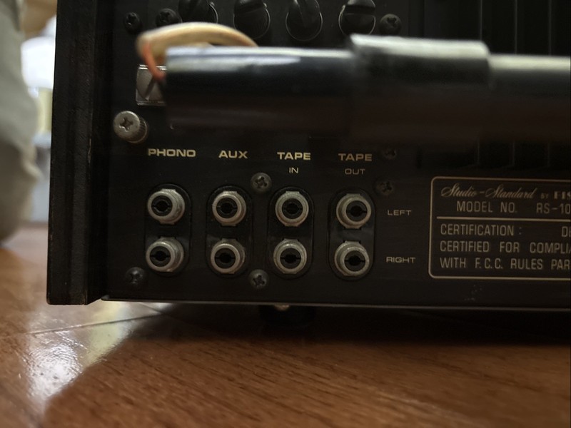Fisher Studio-Standard Stereo Receiver 120V Vintage, Part #RS-1022 gallery