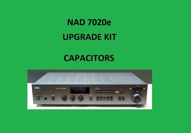 Stereo Receiver NAD 7020e Repair KIT – all capacitors
