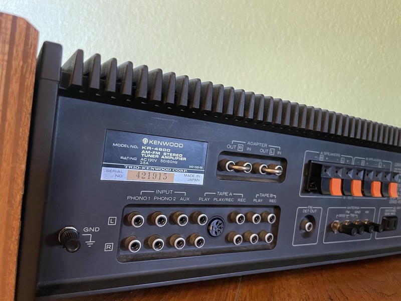 Excellent 1977 Kenwood KR-4600 Stereo Receiver #421915 - So Nice gallery
