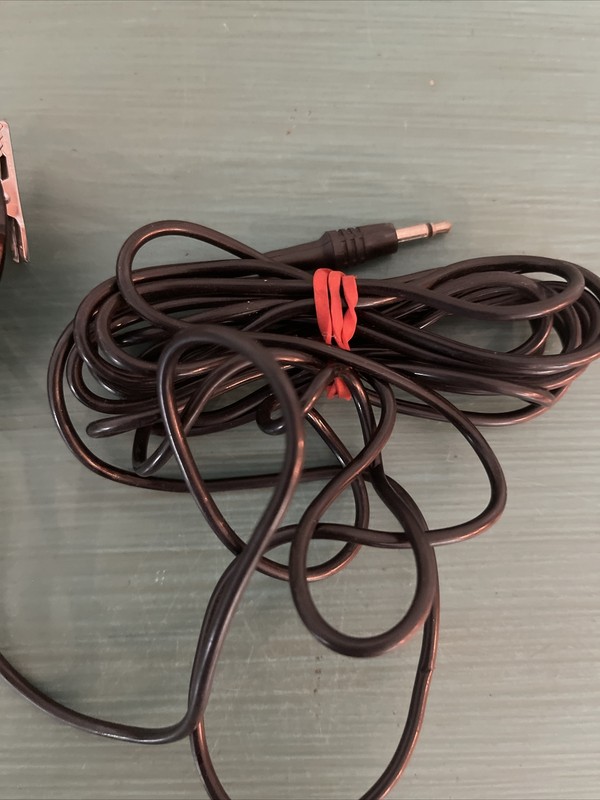 ULTRA RARE VINTAGE Portable Microphone WITH Clip On UNTESTED WITH CABLE gallery