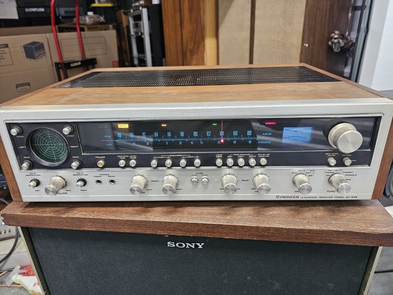 Pioneer QX-949 Quadraphonic Receiver Vintage – no sound gallery