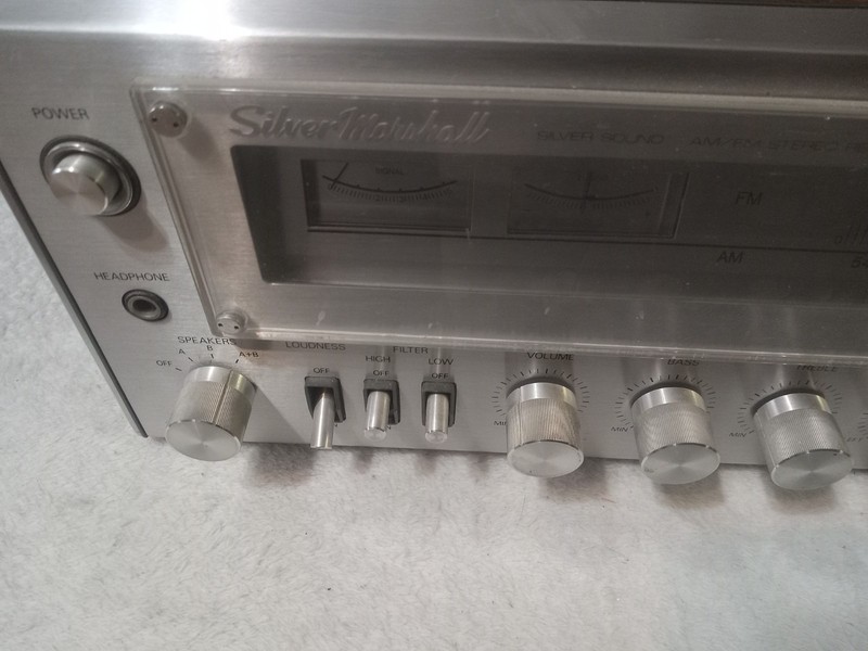 As Is Parts Silver Marshall Modular Systems KM 1021 Stereo Receiver RARE Unteste gallery