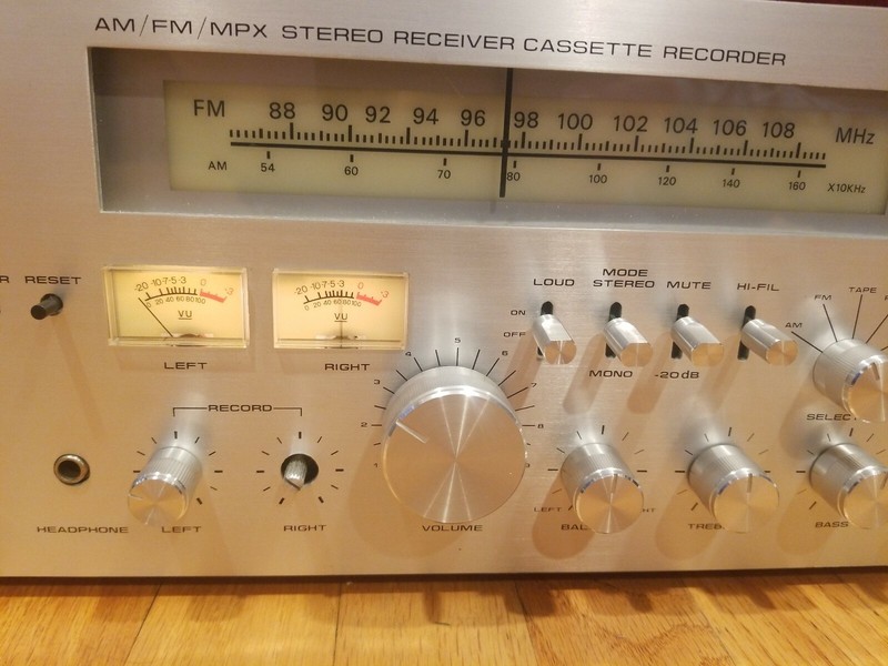 Sound Tech Systems model # STS-1412 AM/FM/MPX Stereo Receiver Cassette Recorder gallery