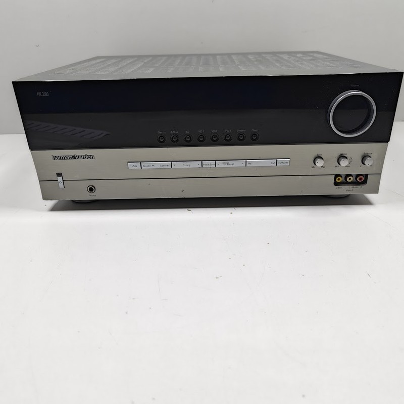 Harman Kardon HK 3380 Stereo Receiver – For Parts/Repair, Power Tested