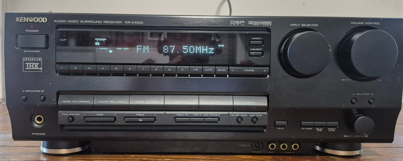 Vintage Kenwood KR-X1000 audio-video surround receiver