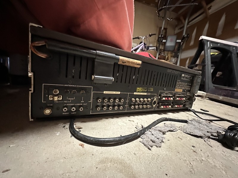 Sansui QRX-6001 4 Channel Vintage Receiver w/ Wood Case Display gallery