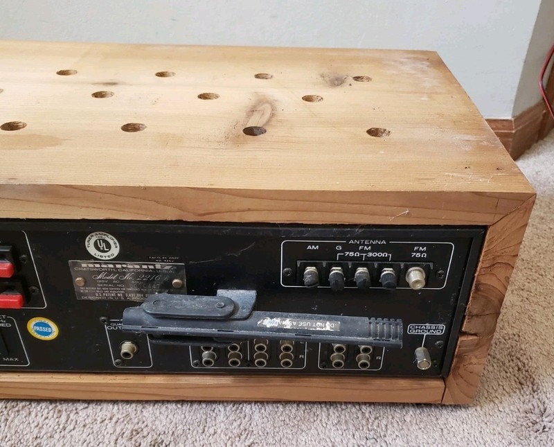 Marantz 2216B Stereo Receiver Needs Antenna Tested and Works With Custom Wood gallery
