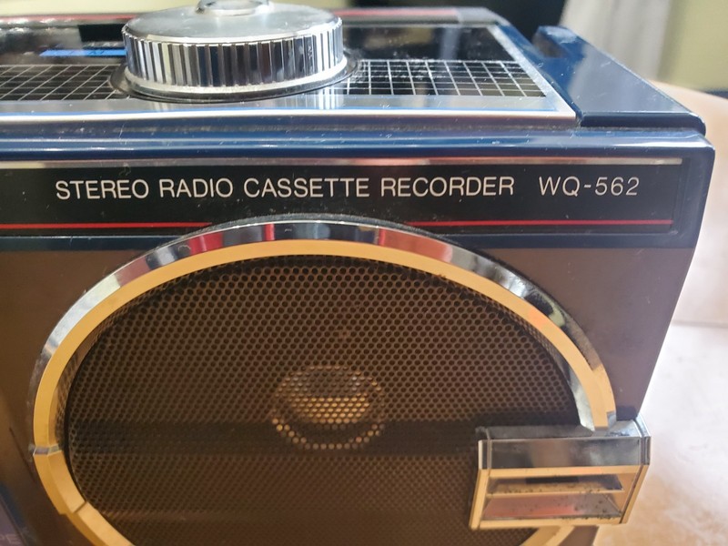 SHARP WQ-562(BK) AM/FM Stereo Dual Cassette Recorder - Black gallery