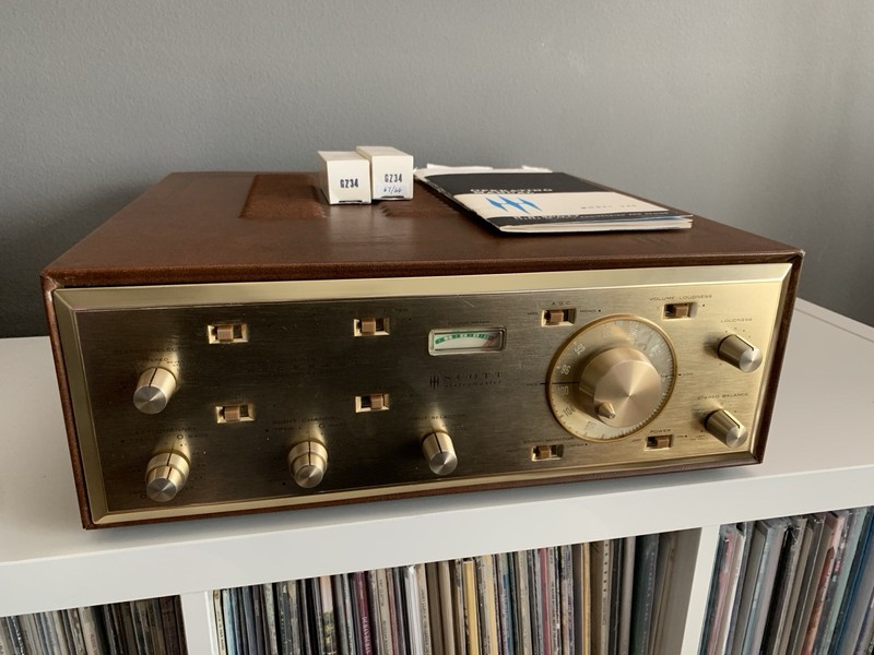 Vintage HH Scott Stereomaster 340A Receiver W/Manual! Tuner/ Amplifier Tube 340 gallery