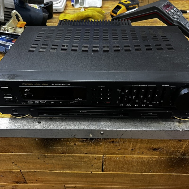 Vintage Fisher RS-616 Stereo Receiver – MINTY – Clean Black Retro