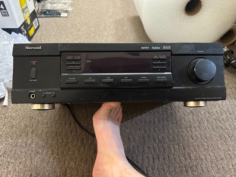Sherwood RX-4109 2 Channel AM/FM Stereo A/V Receiver with Phono Input gallery