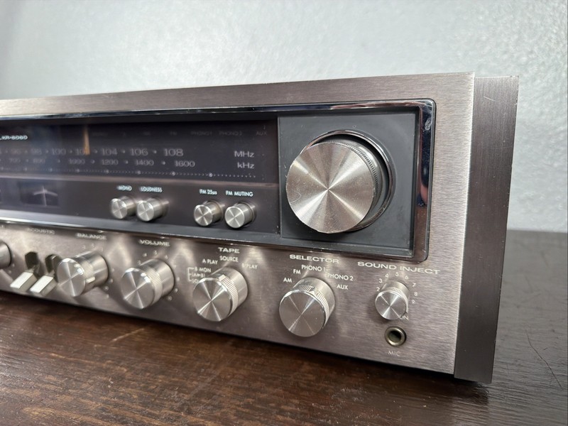 Vintage KENWOOD KR-6060 AM FM Stereo Tuner Amplifier Receiver TESTED (READ) gallery