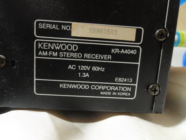 KENWOOD KR‑A4040 AM/FM STEREO RECEIVER — VINTAGE Hi‑Fi | CLASSIC KENWOOD SOUND gallery