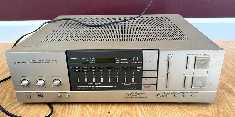 Pioneer SX-6 Computer Controlled Stereo Receiver Vintage Made In Japan Tested