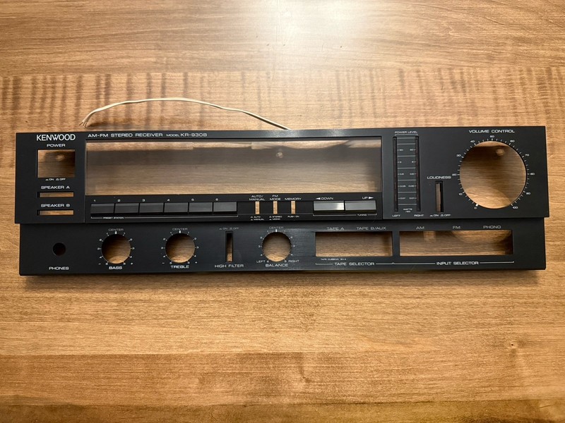 Kenwood KR930B Receiver Faceplate