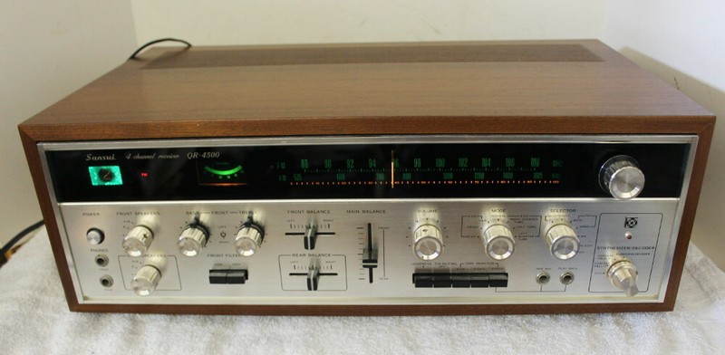 Vtg Sansui QR-4500 AM/FM Quad / Stereo Receiver ~ Awesome Greatness ~ A Beast