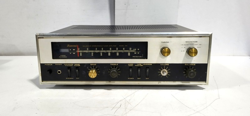 Sansui 400 20W Per Channel 8Ω Vintage Stereophonic Tuner Amplifier – Untested