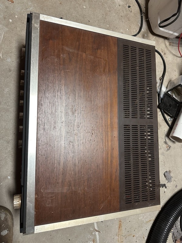 Sansui QRX-6001 4 Channel Vintage Receiver w/ Wood Case Display gallery