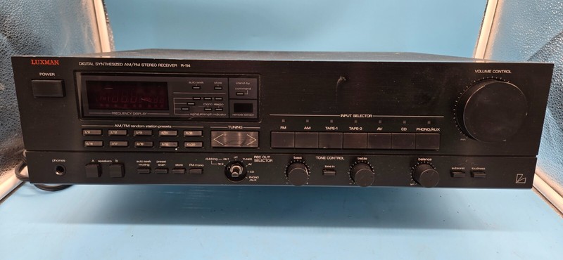 Luxman R-114 Vintage Stereo Receiver No Remote – Tested!