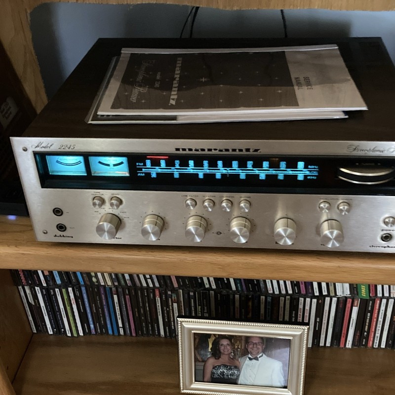 Marantz Model 2245 Vintage Stereophonic Stereo Receiver Silver Face