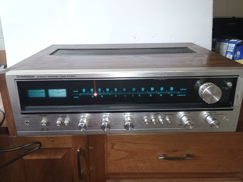 Pioneer SX-535 AM/FM Stereo Receiver Untested