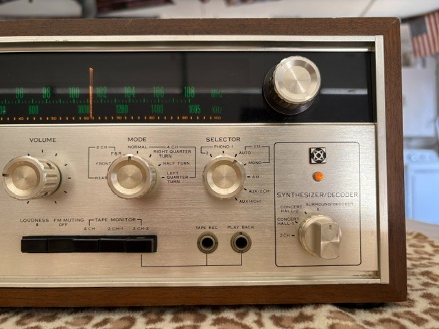 Vintage Sansui QR-4500 4-Channel Receiver Japan Parts/repair, Comes On gallery