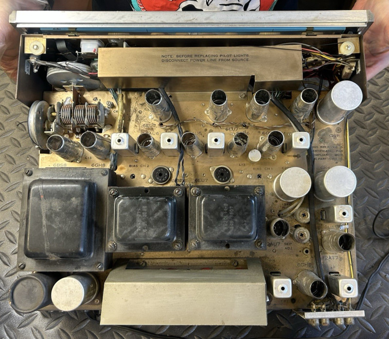 SHERWOOD S-8000 IV STEREO TUBE RECEIVER PARTS/REPAIR gallery