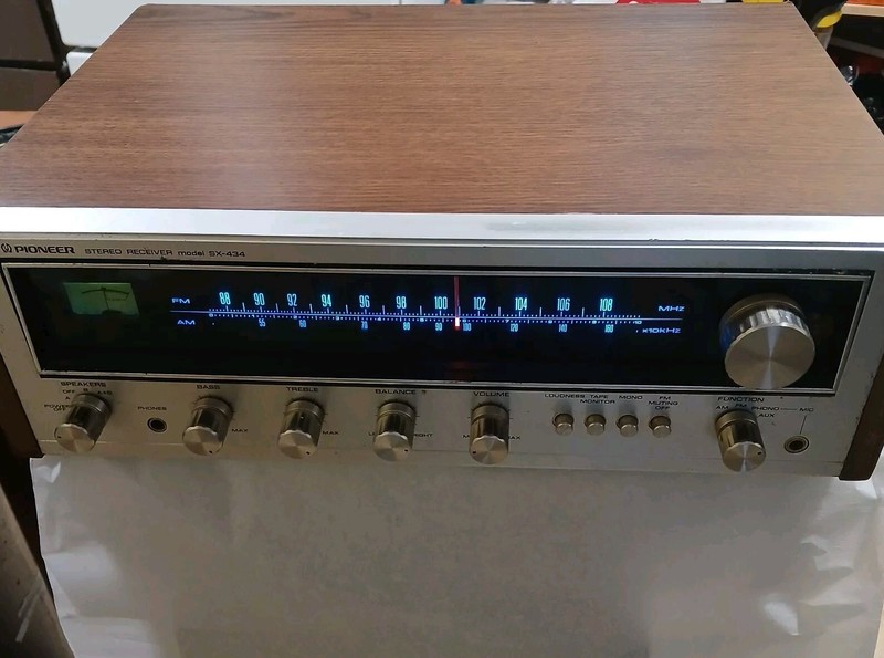 Pioneer SX-434 AM/FM Stereo Receiver.. Working.. gallery