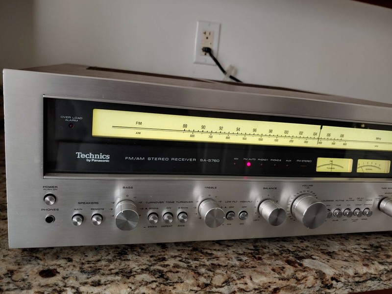 Technics SA-5760 AM FM Receiver 165 WPC RMS gallery