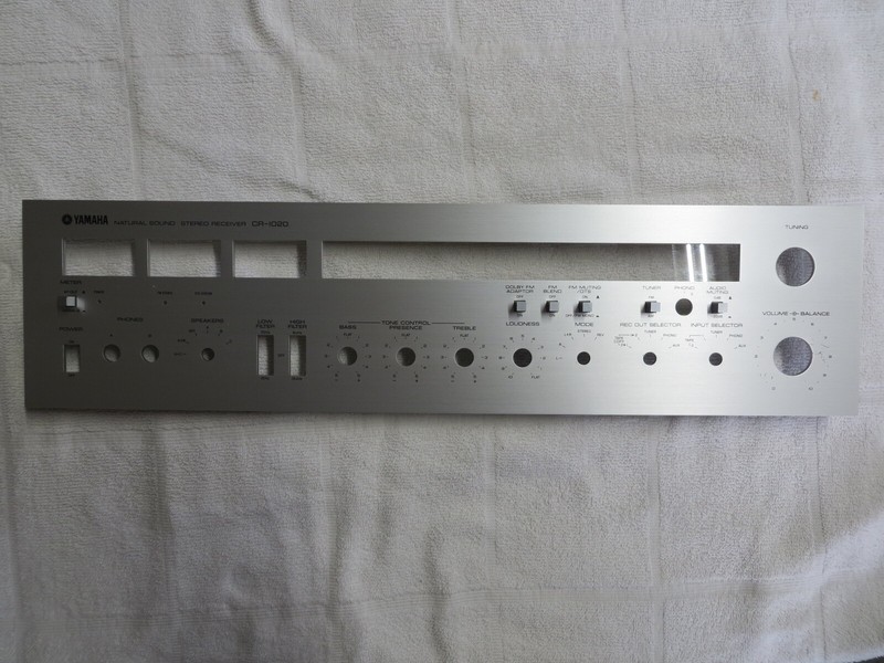 YAMAHA CR1020 NATURAL SOUND RECEIVER FRONT FACE PLATE gallery