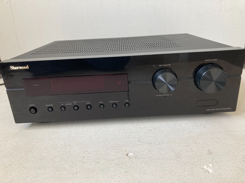 Sherwood Audio & Video A/V Receiver Model RD-5405 120V 60Hz 2.0A Working READ