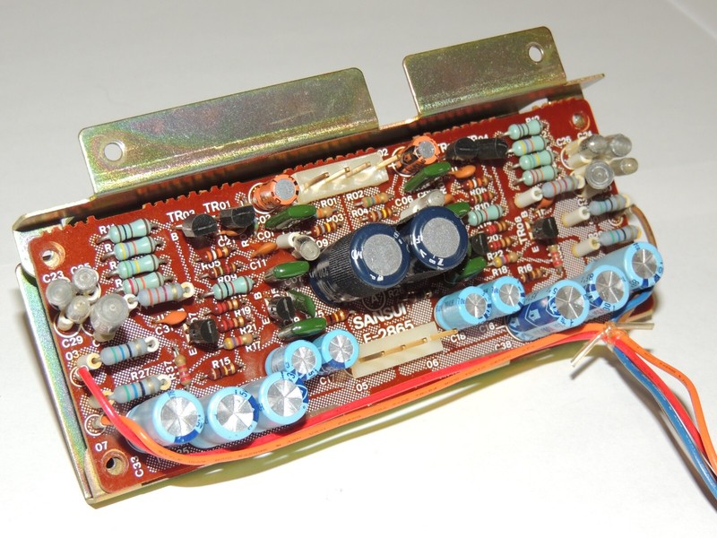 Sansui G-5000 Equalizer Circuit Board & Holder Assembly F-2865 7551261 gallery