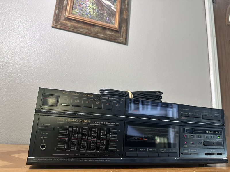 Vintage Fisher Studio-Standard RS-883 AM/FM Stereo Tuner Amplifier. Read.. gallery