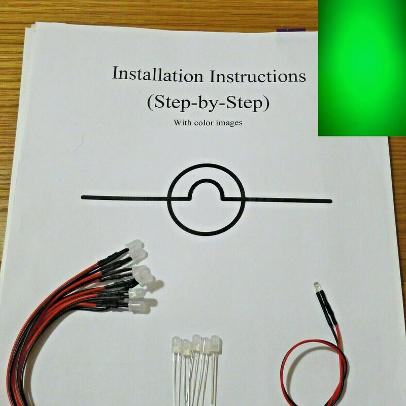 Yamaha CR1040 receiver LED replacement Lamp Light Bulb Repair Kit GREEN