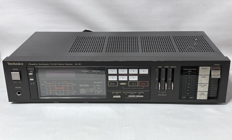 Technics Sa-251 Stereo Receiver Tested 35WPC