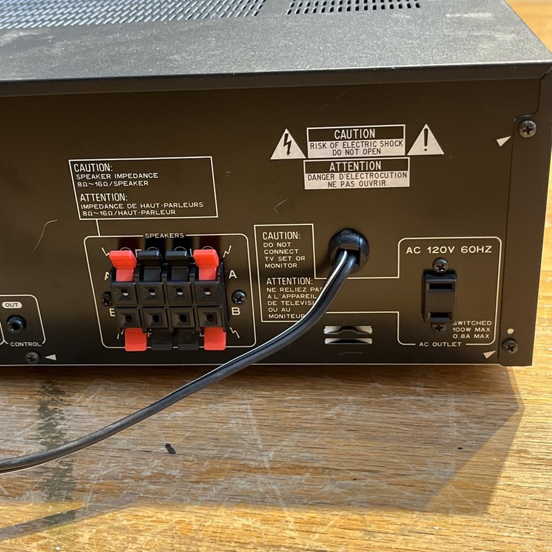 Vintage Pioneer SX-255R Stereo Receiver Black 120v 60 Hz 190w Ac Outlet gallery