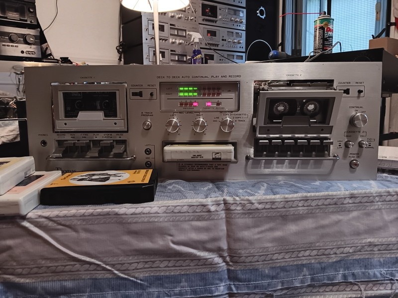 THOMAS model 3030 double cassette / 8 track tape deck "UNIQUE" gallery