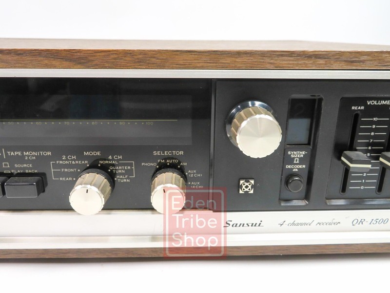 Sansui QR-1500 4 Channels vintage Recever Sansui QS Synthesizer Decoder gallery