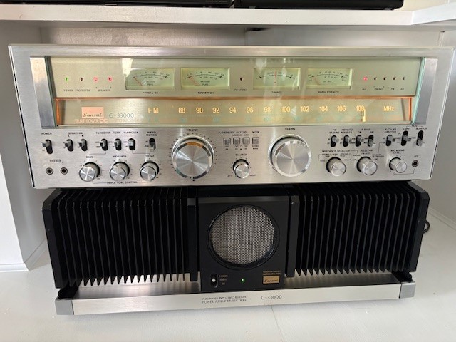 Sansui G-33000, receiver and amplifier gallery