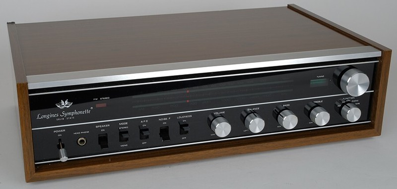 Rare Clean Serviced Longines Symphonette Solid State AM/FM Receiver LMR-2400