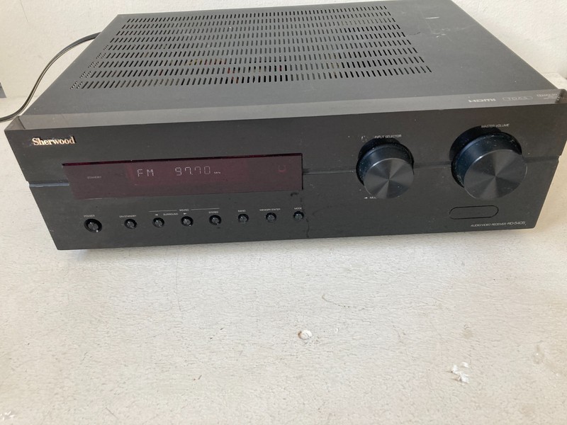 Sherwood Audio & Video A/V Receiver Model RD-5405 120V 60Hz 2.0A Working READ gallery