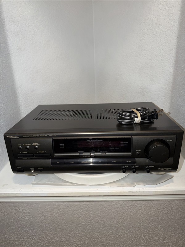 Vintage Technics SA-EX310 AV Stereo Receiver Dolby Surround – No Remote – Video!